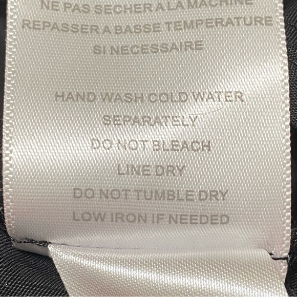 Tribal Black Utility Jacket Large Vegan Leather Sleeves Adjustable Waist - Picture 6 of 7